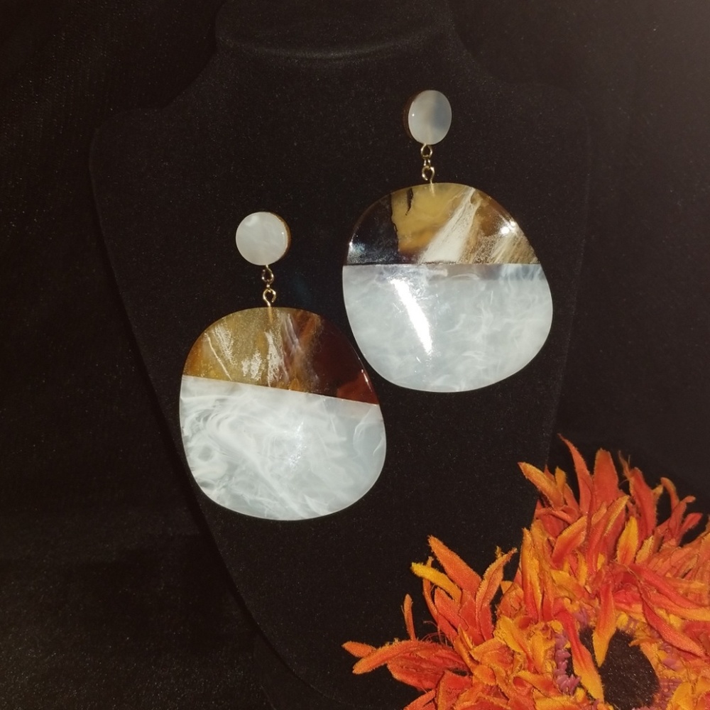 Modern Fashion Jewelry Disc earrings